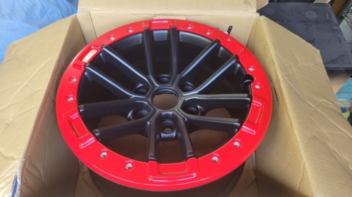 2Piece Wheels - Black and Red