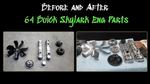 Before and After 64 Buick Eng Parts