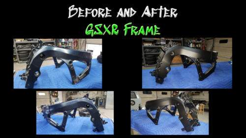 Before and After GSXR Frame