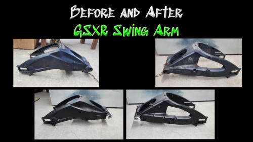 Before and After GSXR Swing Arm